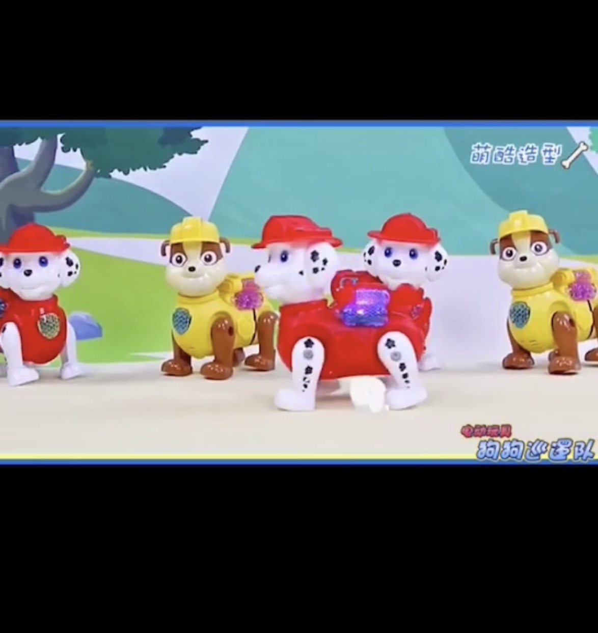 An electric tow bow wow team