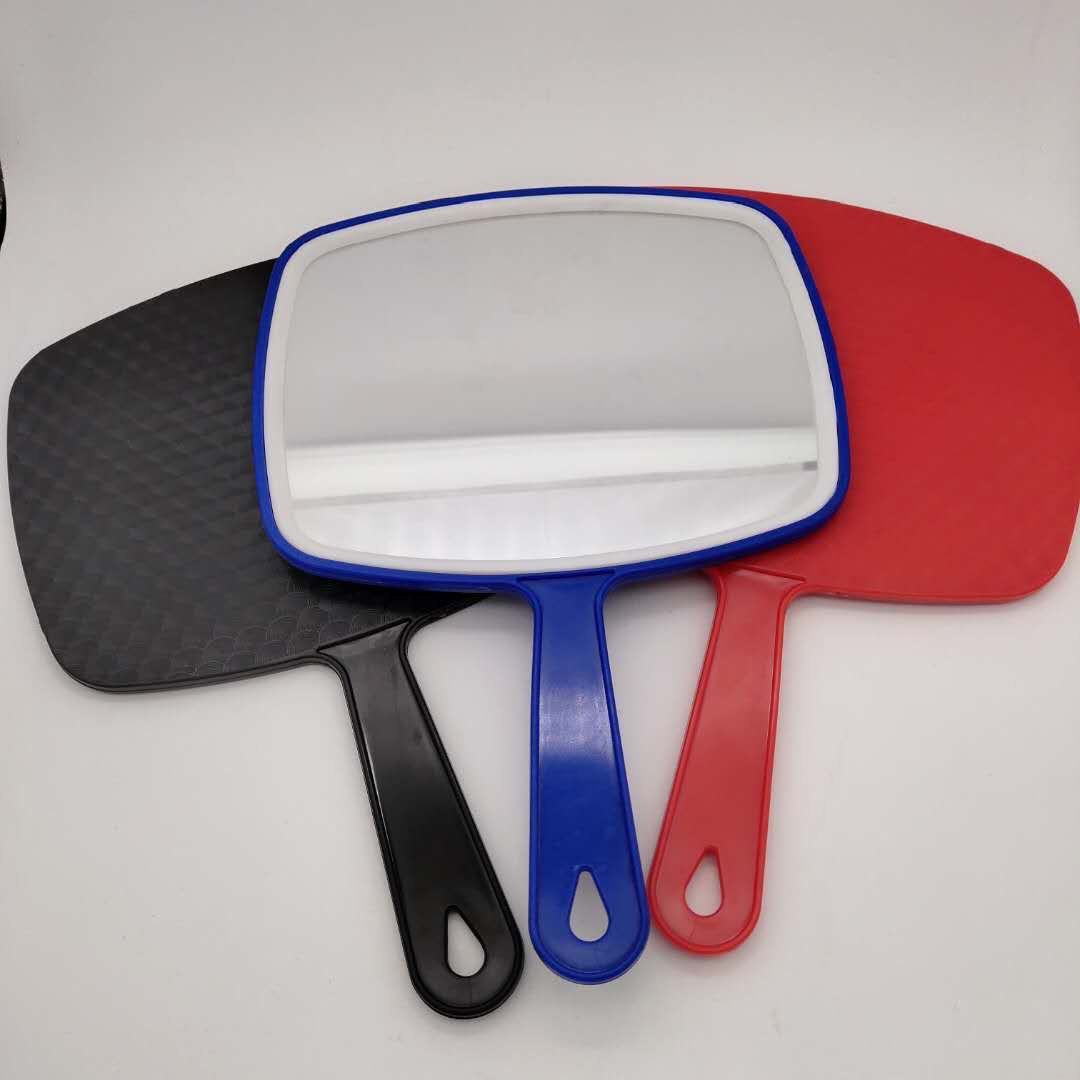 Large mirror handheld handle princess mirror girl makeup mirror home decoration mirror with handle