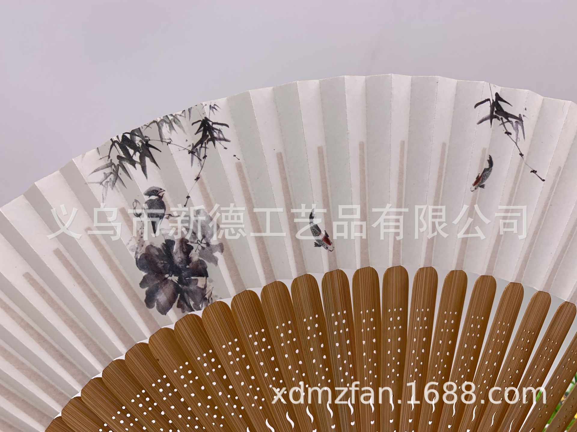 爆款折扇  *新品男式双面穿扇*  精品扇  高档礼品扇  水墨画折扇  批发详情图7