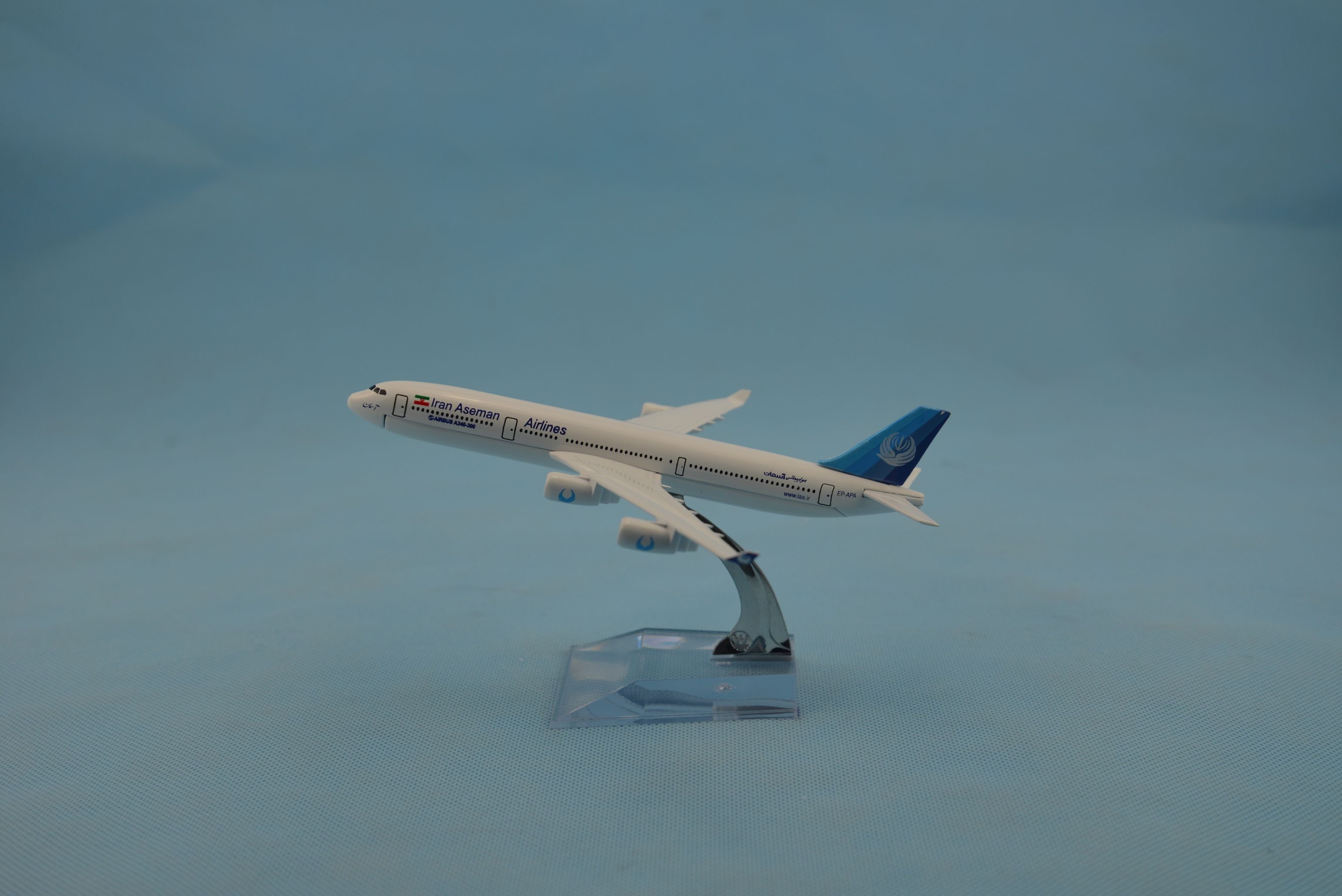 飞机模型（伊朗航空A340）合金飞机模型 仿真飞机 金属飞机模型