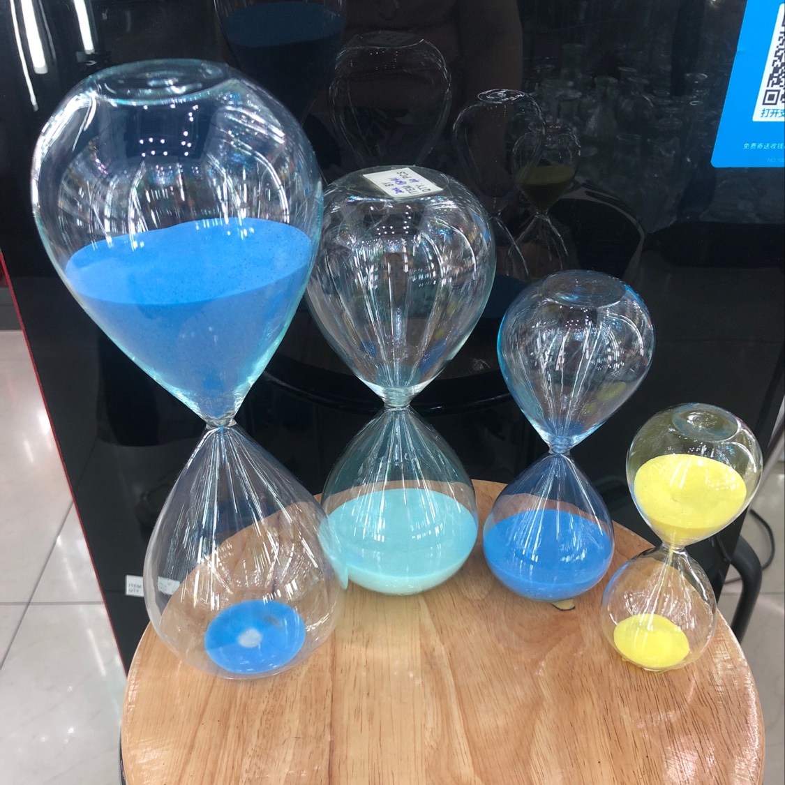 5 Minute Water Drop Hourglass Specification drawing