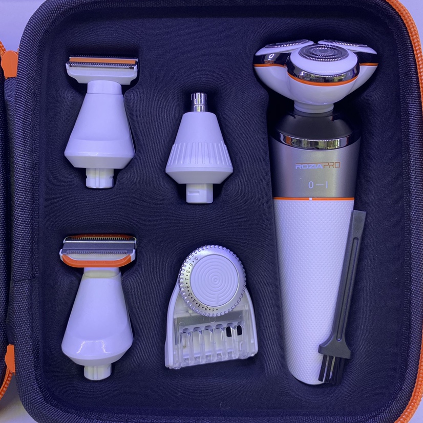 ROZIA professional USB charging cable, washable, twist-switch razor, hair clipper HT9534 Specification image
