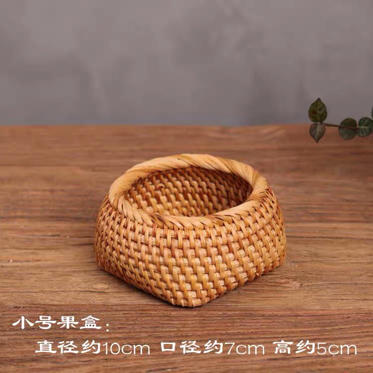 棋子筐小零食收纳10cm白底实物图