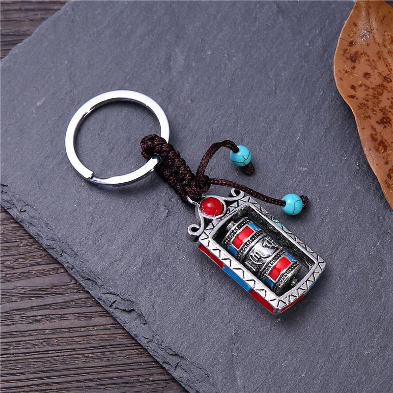 Wholesale of Tibetan ornaments, Nepalese prayer wheel, car decoration pendants, ethnic style religious ritual implements, waist tags and keychains Application Scenario