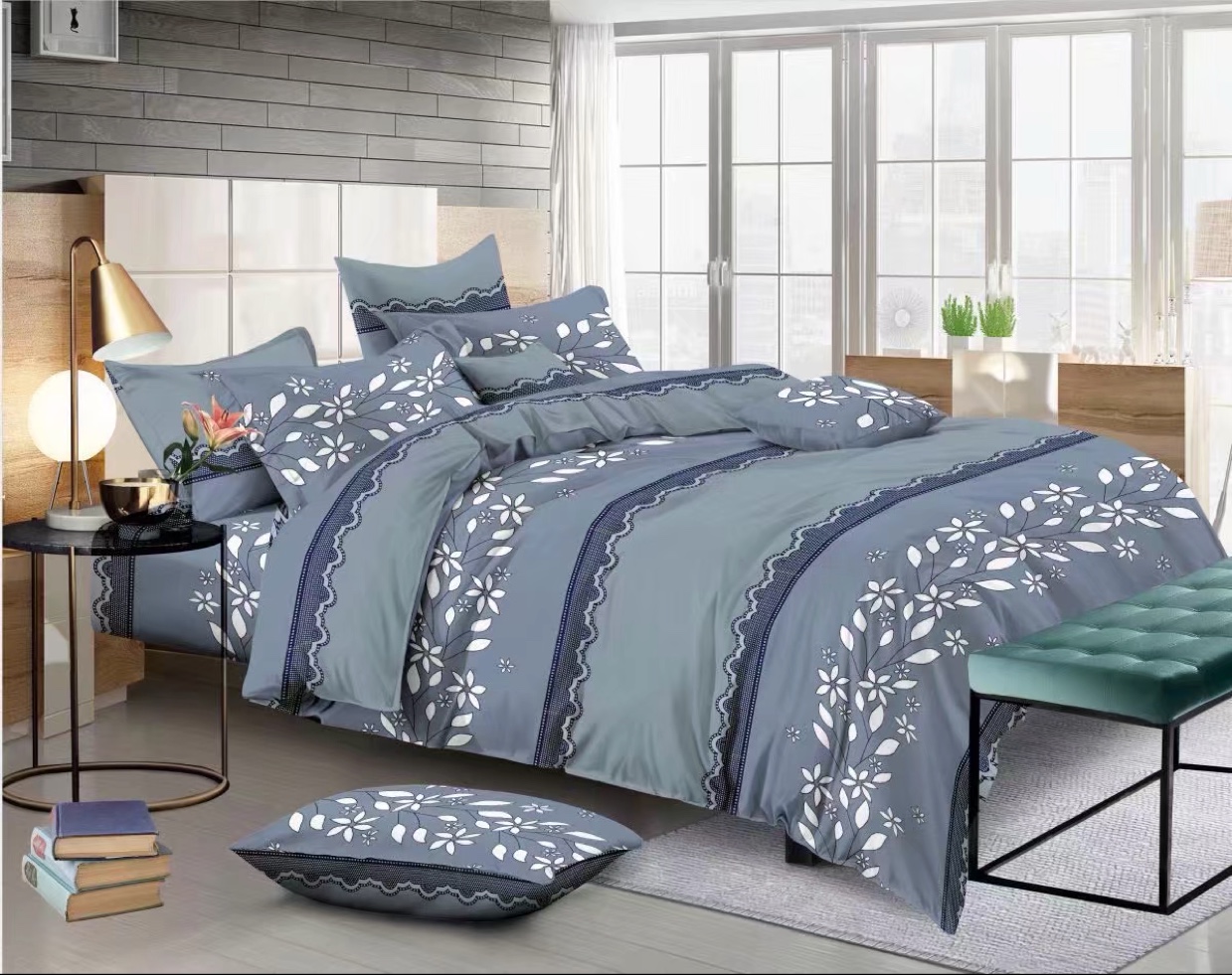 Run Measure Polyester Cotton 4-Piece Set Item Picture