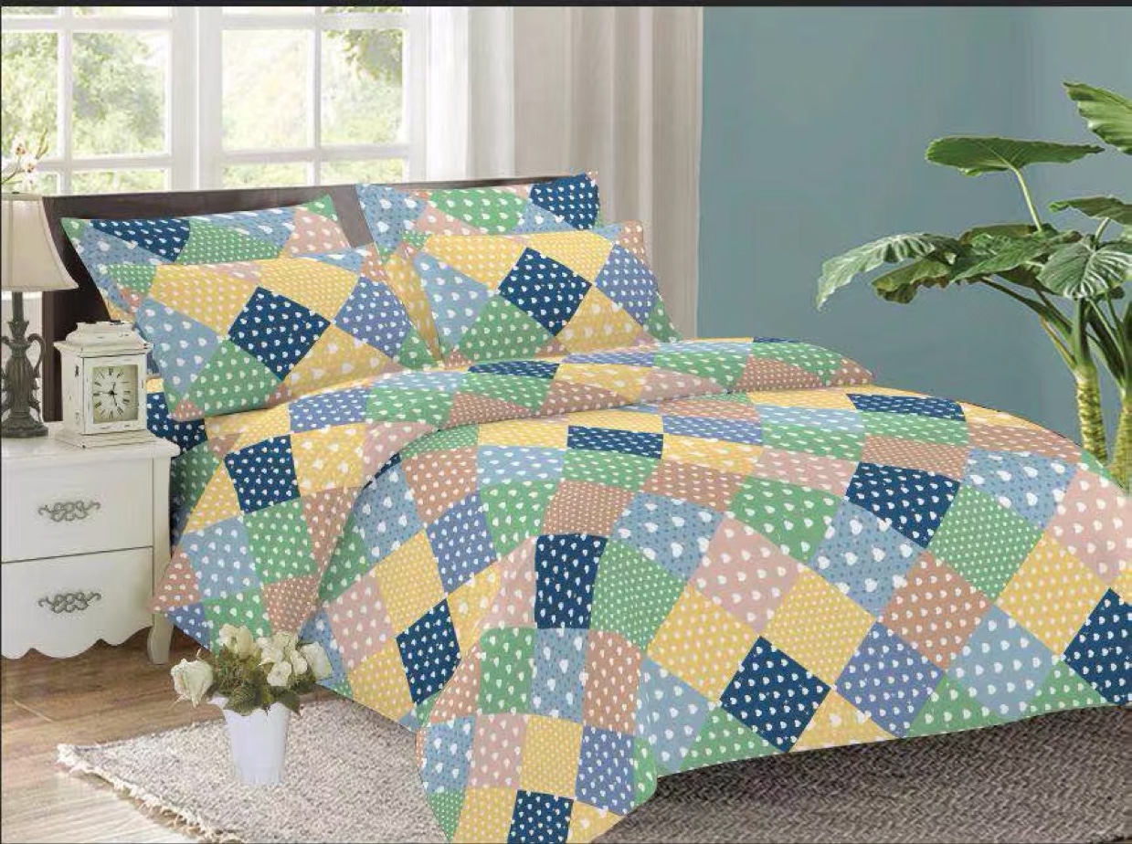 Run Measure Polyester Cotton 4-Piece Set undefined
