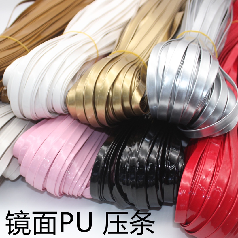 DIY jewelry mirror PU layed leather braided rope headwear layed clothing accessories leather rope 8mm 100 meters thumbnail
