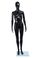 旭峰厂家直销塑料人体模特喷漆亮光黑性感女模图