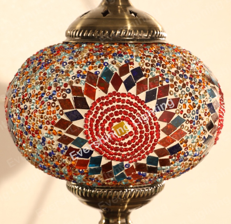 Turkish Mosaic table lamp decorative light night light large swan neck Item Picture