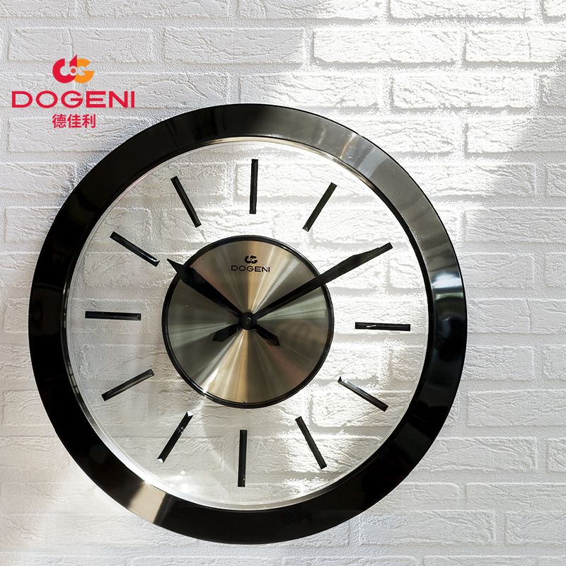 DOGENI/德佳利现代轻奢时尚创意客厅钟表 现代简约卧室静音石英钟