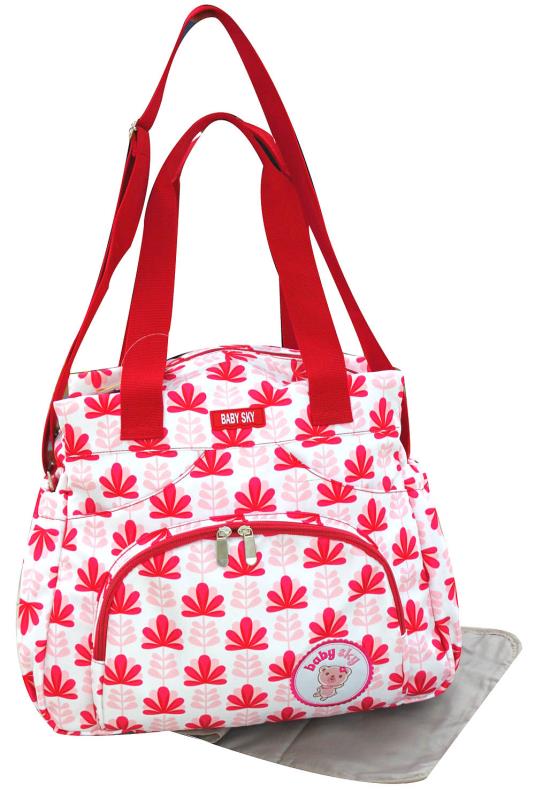5008 Multi-functional Mommy Bag in red