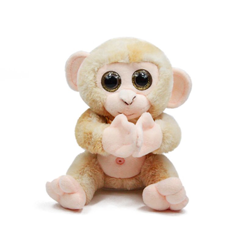 Wholesale of light-controlled sensor monkey electric plush toys Specification image