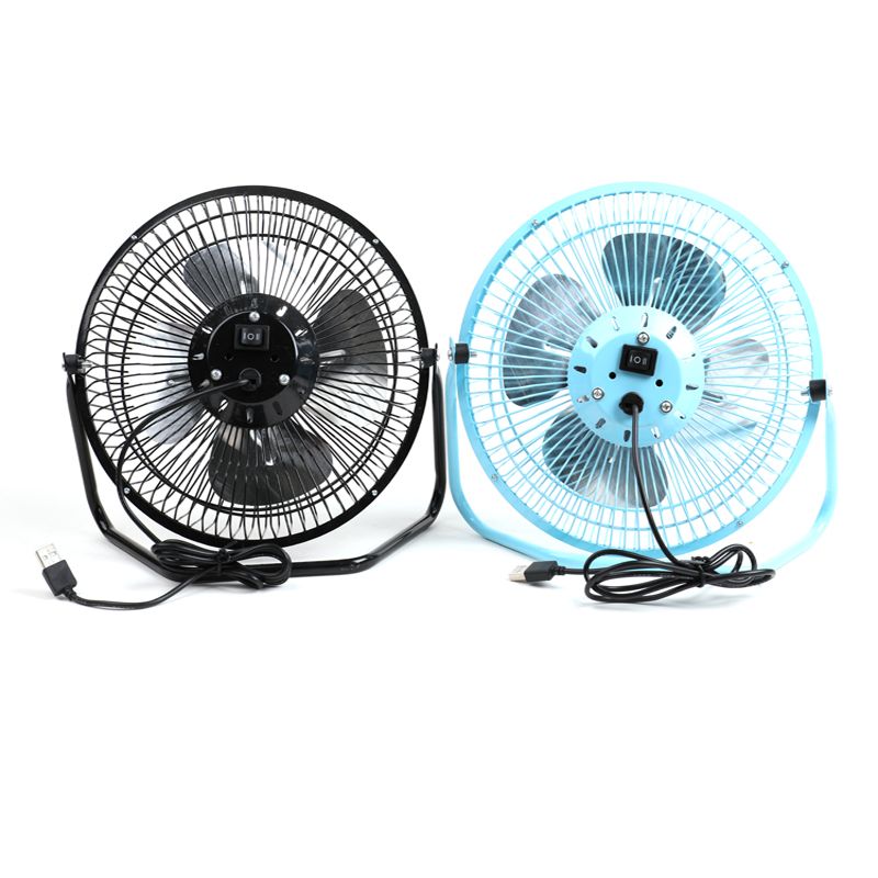 Hongjian 8-inch usb fan is a mini computer fan with adjustable wind speed in two Settings for offices, student dormitories and bedrooms detail image 2