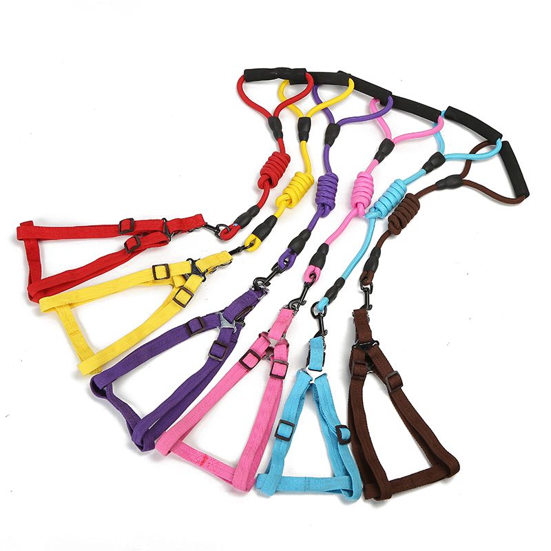 Pet dog leash Stylish strong dog leash Cat leash Pet cowboy leash cowboy chest back leash thumbnail
