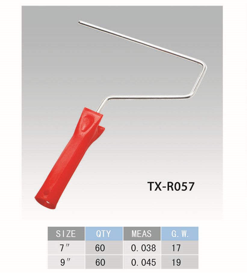 Roller brush handle 1 tooth 7"9" bold red handle manufacturer direct quality assurance large price