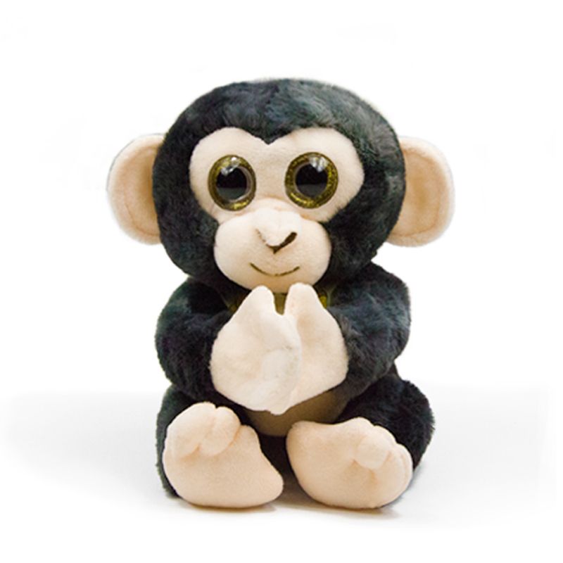 Wholesale of light-controlled sensor monkey electric plush toys details Picture