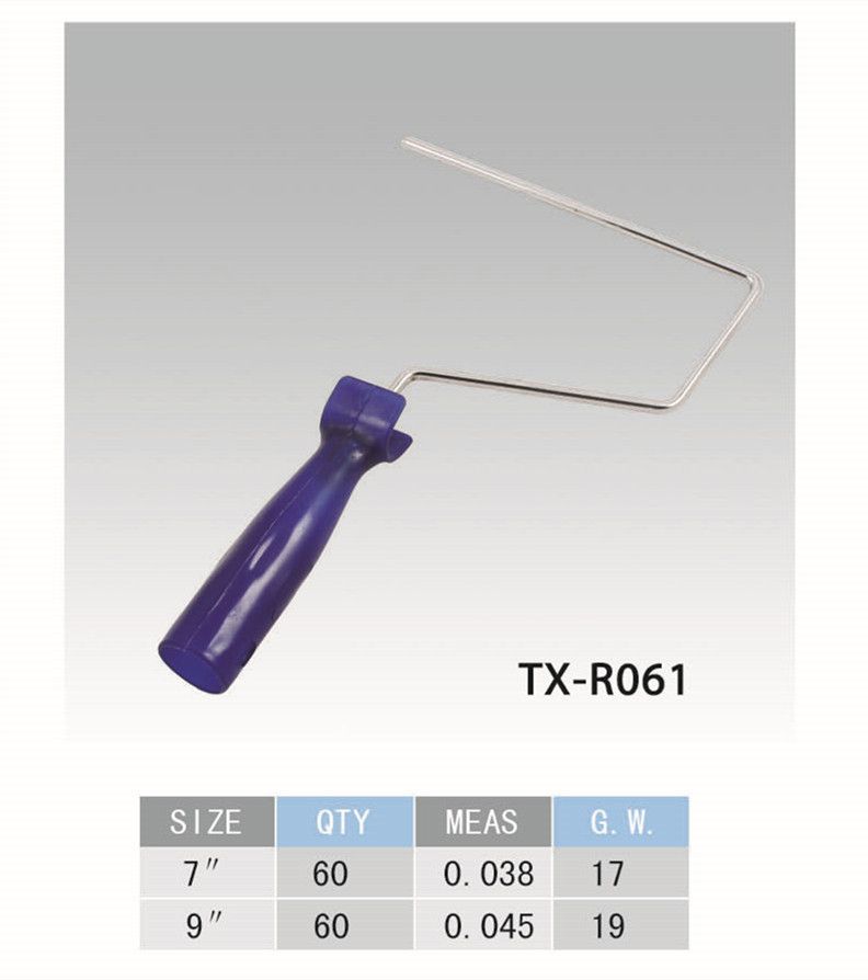 Roller brush handle 7"9" single tooth bold dark blue handle manufacturer direct quality assurance large price