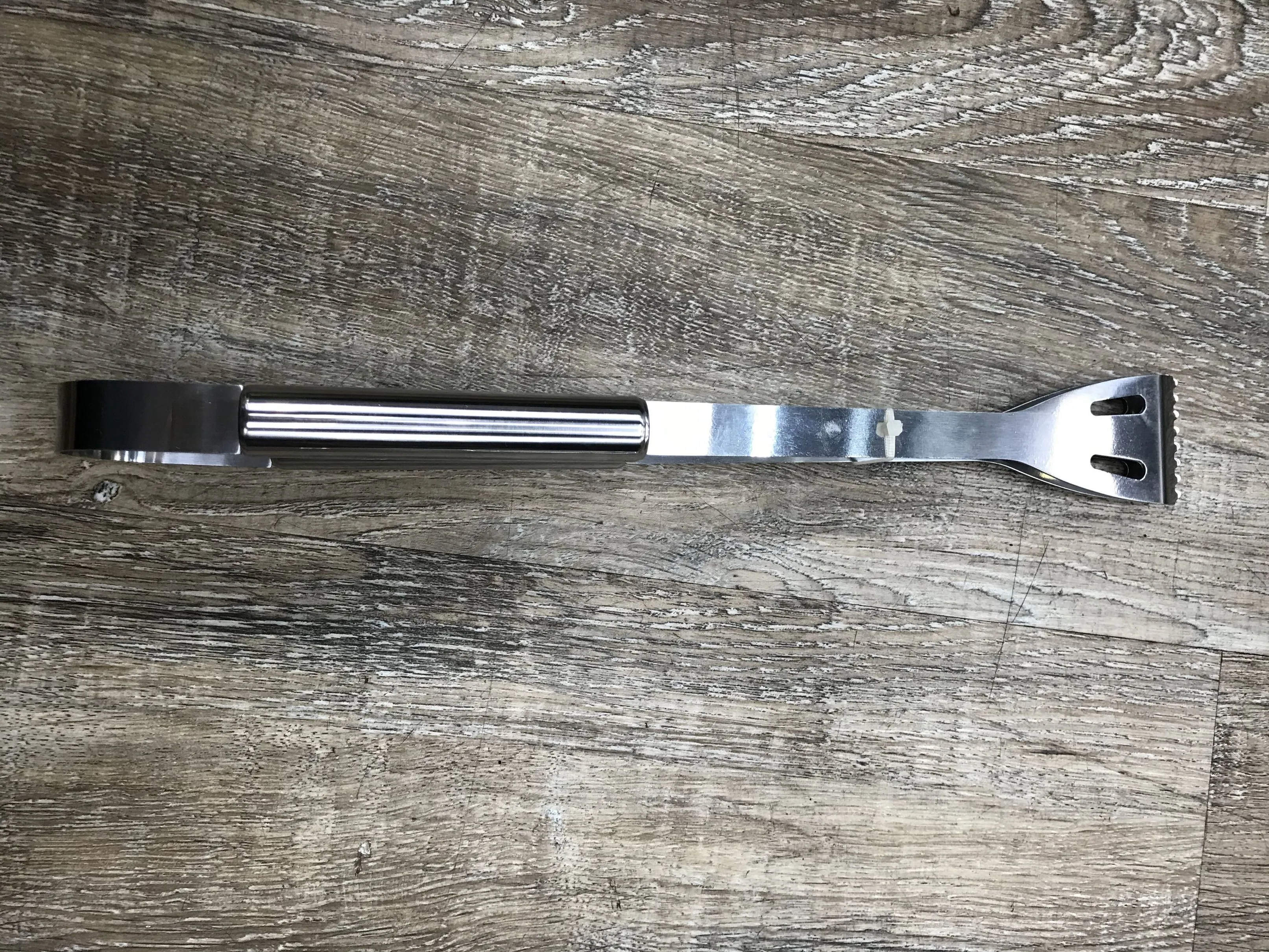 Outdoor household barbecue tools: barbecue spatula, barbecue fork, barbecue tongs, barbecue tool aluminum box three-piece set detail image 4