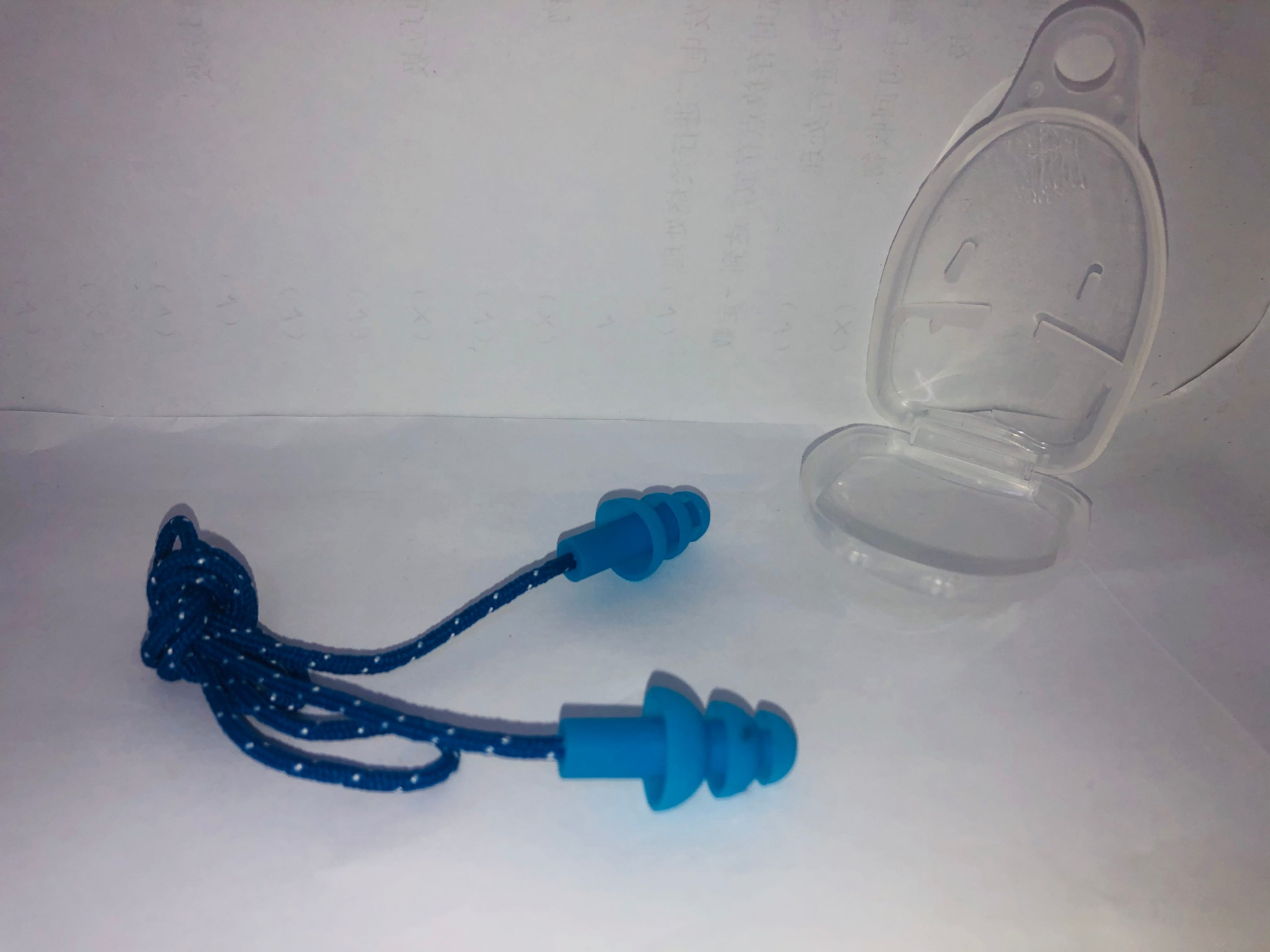 高档硅胶耳塞，带绳耳塞详情1