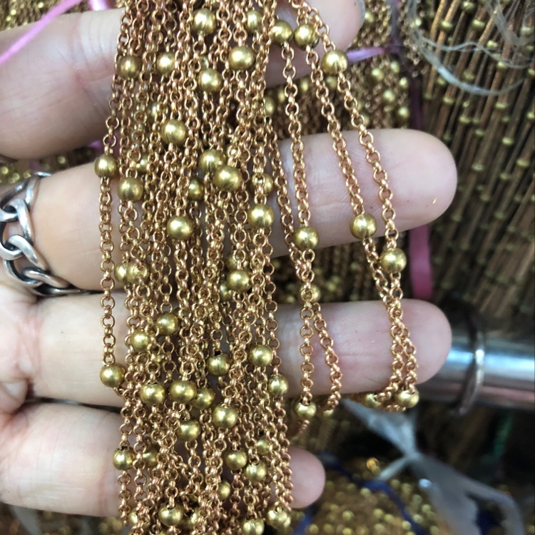 2.0Bl夹大球空25 环保链条 电镀保色