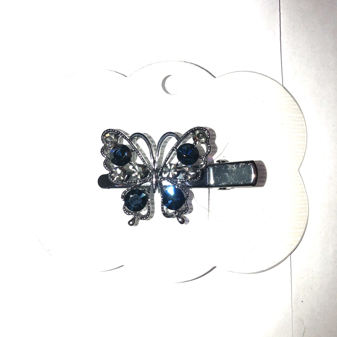 Versión coreana taladro colorido duckbill clip gran tamaño franja clip para el cabello accesorios para el cabello strass disco clip para el cabello clip superior clip lateral clip roto para el cabello tarjeta mariposa