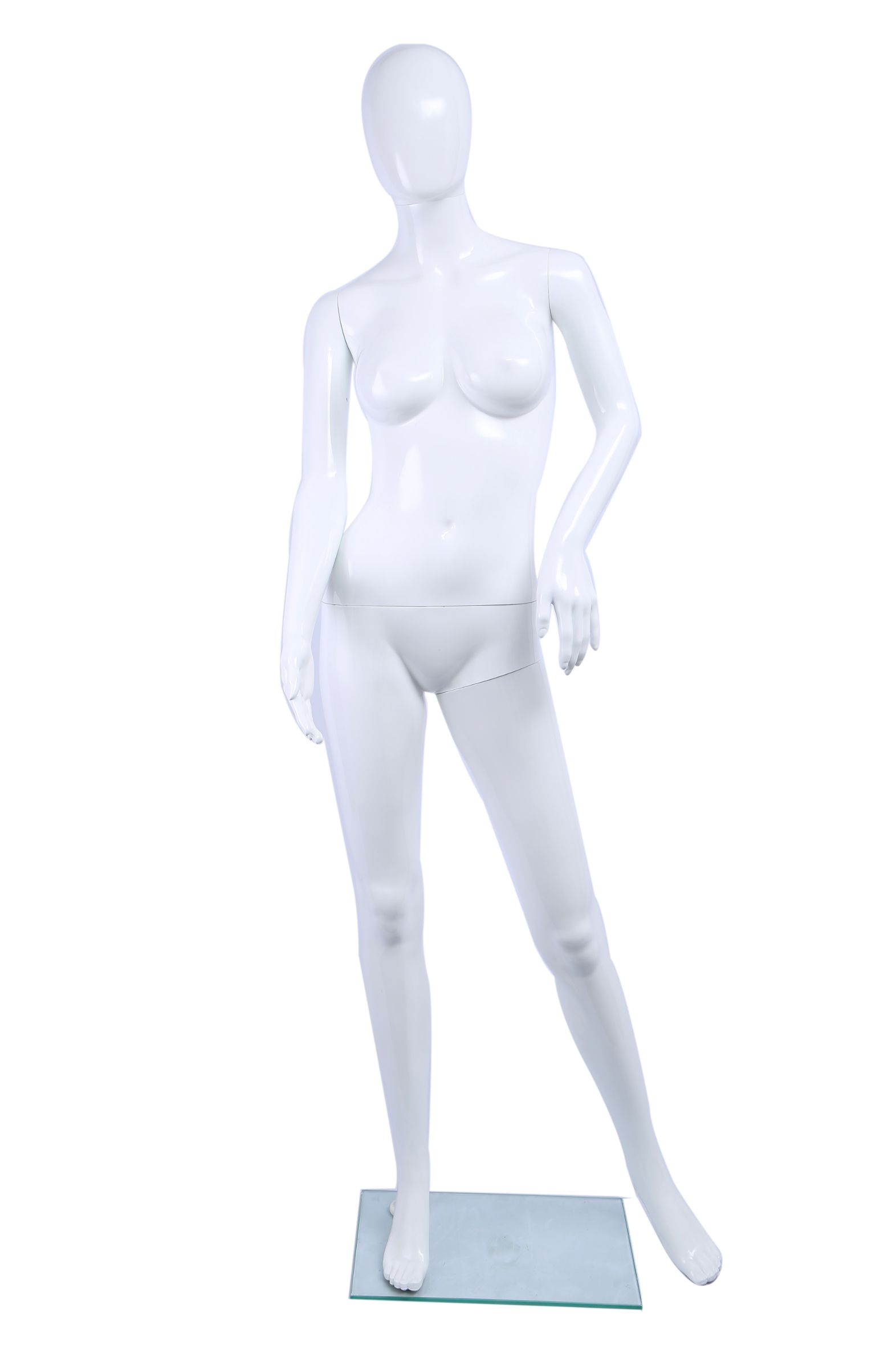 Manufacturers direct bright white spray paint model model clothing display props clothing stores thumbnail