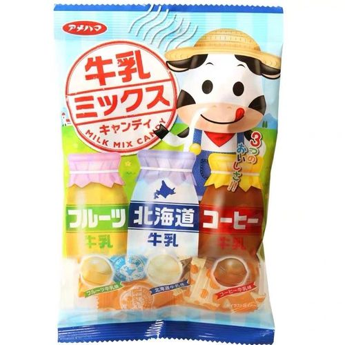 秋山混合牛奶味糖