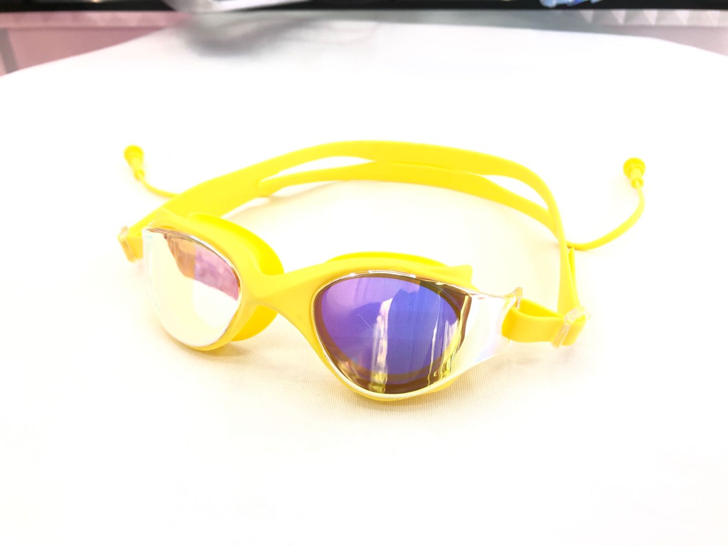 Yiwu Feiduo's new children's electronic gun electroplated swimming goggles are waterproof and anti-fog swimming goggles detail image 2