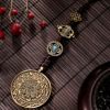 OEM processing and customization of jewelry accessories, waist tags, Tibetan ornaments, Nine Palaces and Eight Trigrams tags, Buddhist ritual implements, peace amulets, and car pendants Application Scenario