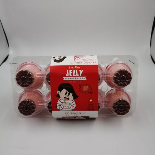 黑范冰淇淋草莓布丁果冻