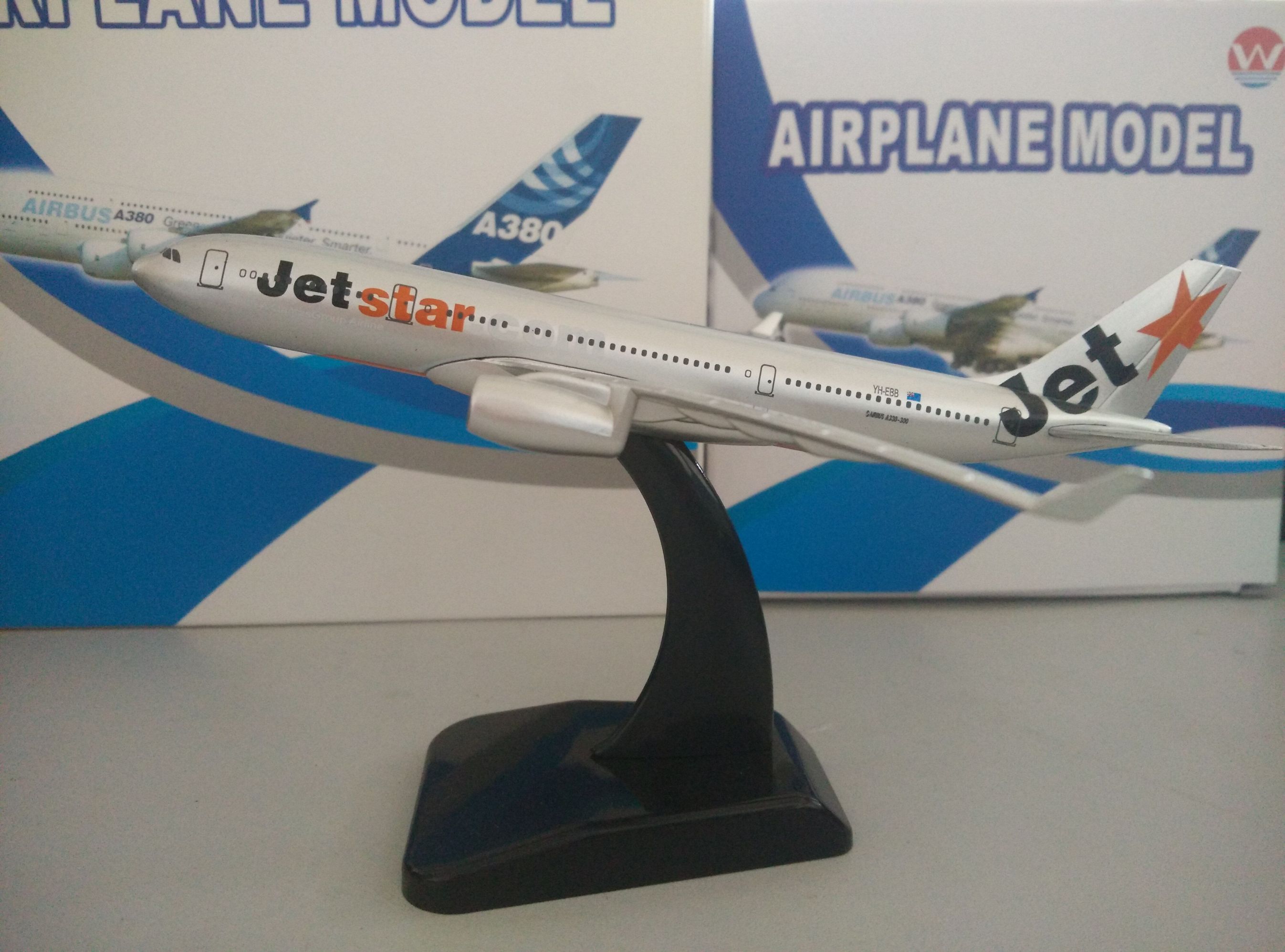 飞机模型（澳大利亚捷星航空A330）合金飞机模型仿真金属飞机模型详情图1