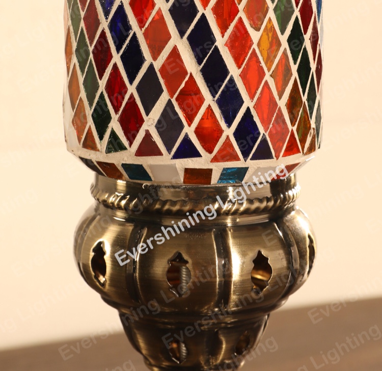Turkish Mosaic table lamp, decorative light, night light, straight tube type, Buddhist lamp undefined