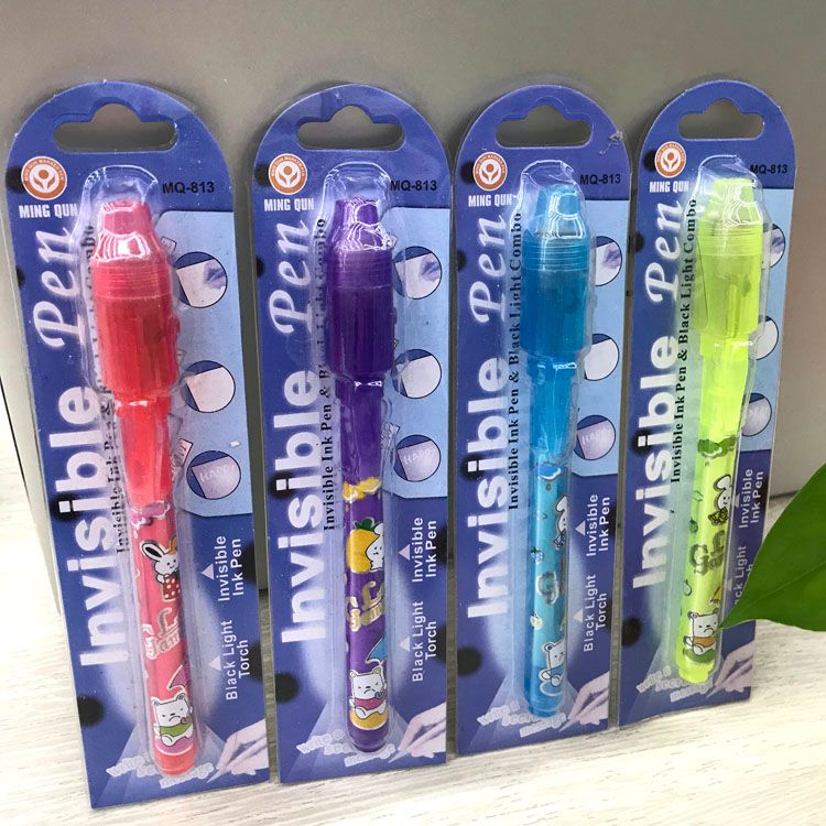 Invisible pen single suction card packing light color developing pen