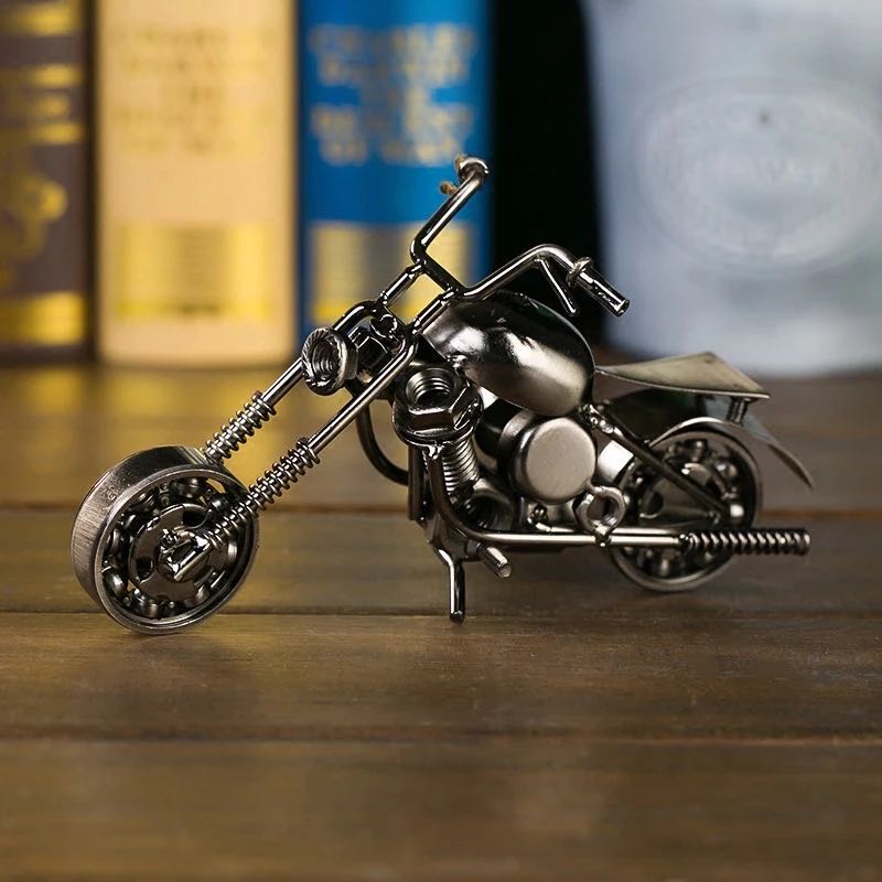 Small Motorcycle Iron Craft Decoration details Picture