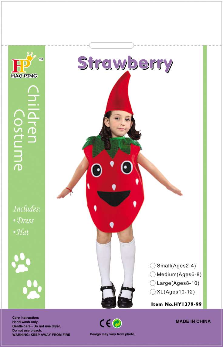 Children's performance costumes, fruit costumes, stage performance costumes, Halloween costumes Application Scenario