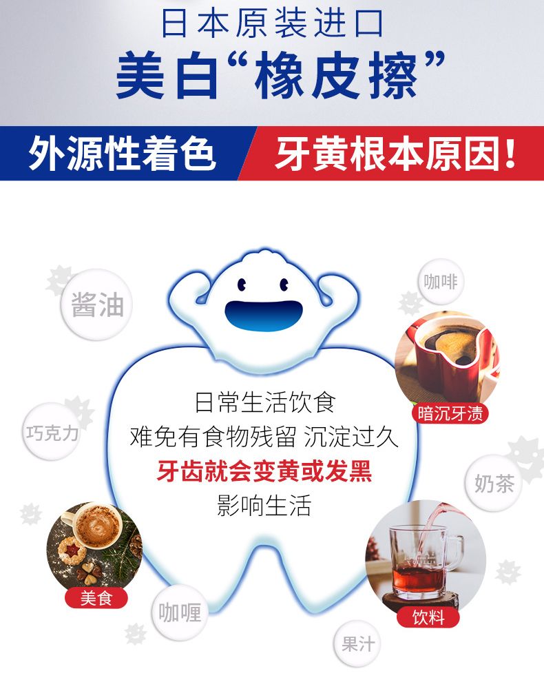 狮王 white white 美白牙膏 150g详情图7