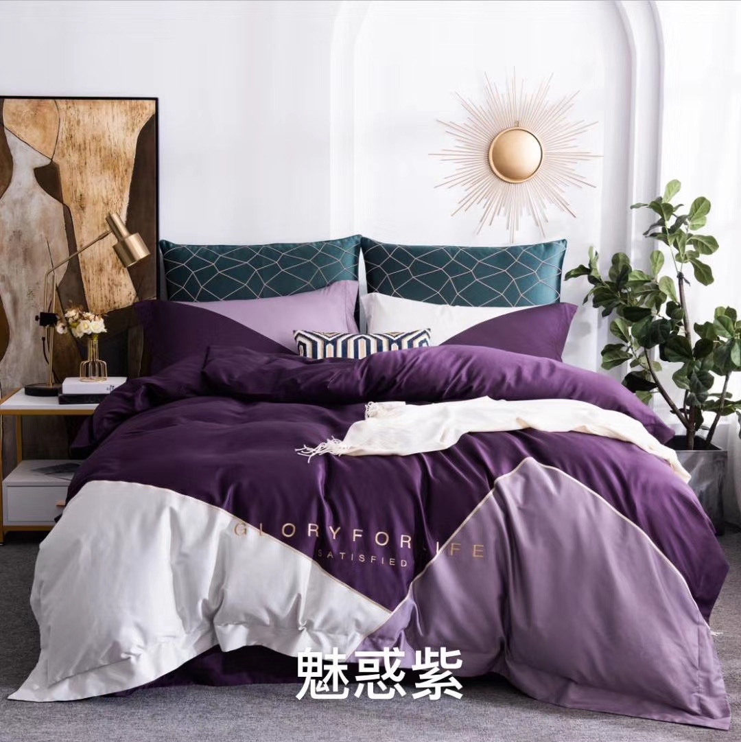 60-count long-staple cotton patchwork 4-piece set! The latest bestseller of 2020! The top choice for street vending! The best cost performance! undefined