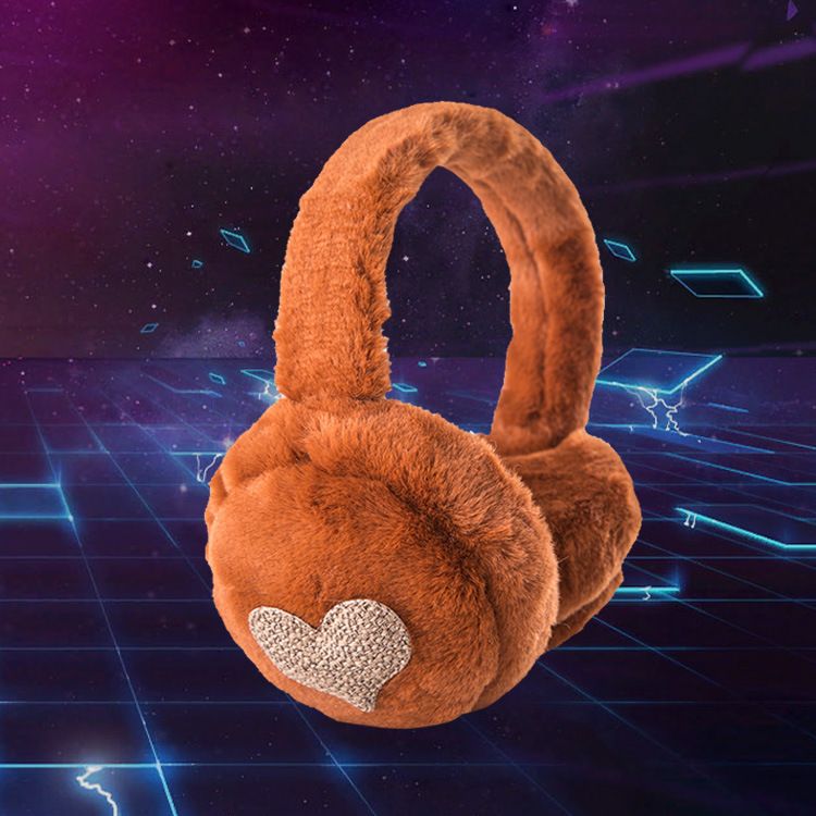 Ya Kirin DMZ-112 Fashion Winter plush thermal Bluetooth headset with headphone plug thumbnail