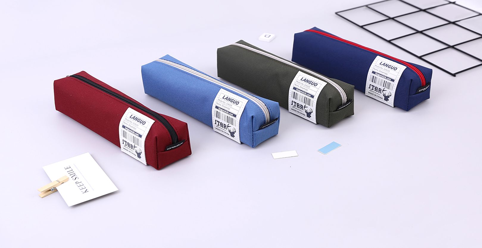 Yiwu Selection retro small square pencil case LG-11873/28708