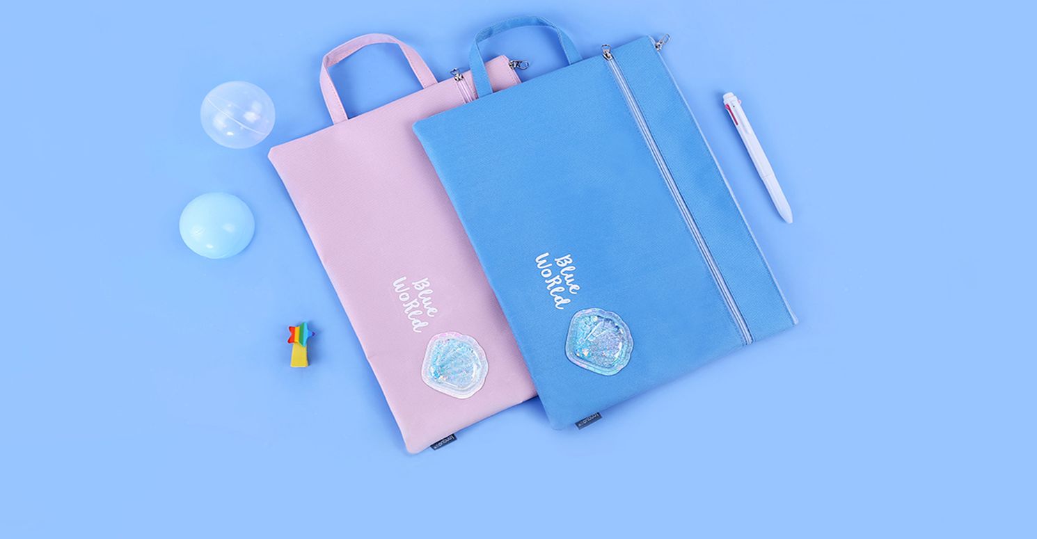 Yiwuhao Ocean Tears (double layer)A4 file Bag /28708