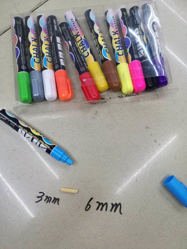 Electronic highlighter pen LED electronic board special pen 6MM7MM liquid chalk 8 color