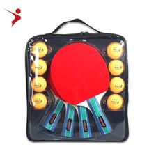 Regail乒乓球拍，四拍八球，套装， 贴牌加工定制，LDJ-200