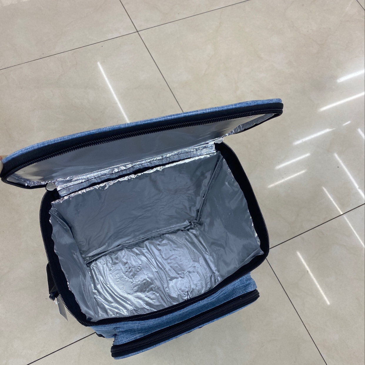 加厚铝箔上班带饭包手提包便携带保温袋半盒袋子详情图2