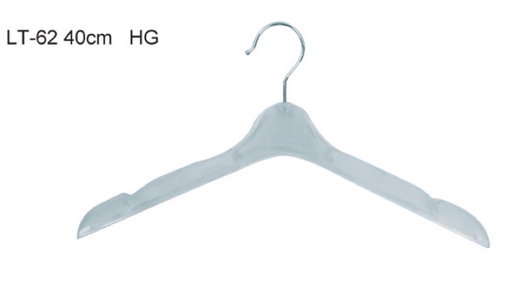 Lt-62 iron hook plastic coat hanger 40cm suit hanger