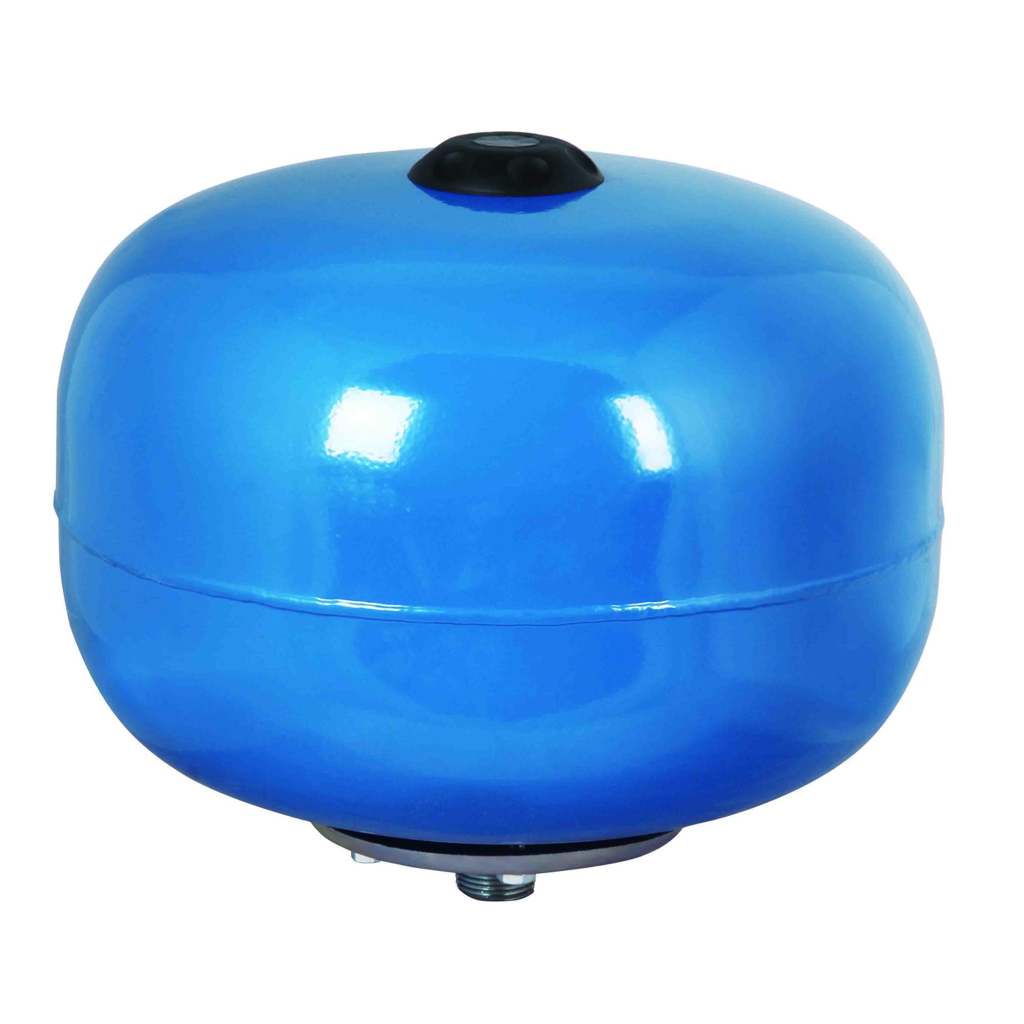 24L Flat Blue and red Vertical Carbon Steel Pressure Tank