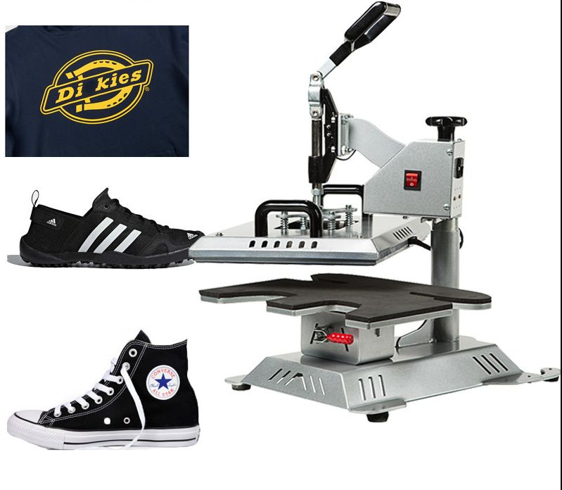 Shaking head stamping machine multi-function shoe printing machine sports shoes custom logo shoe printer shoe toaster heat transfer machine Specification drawing