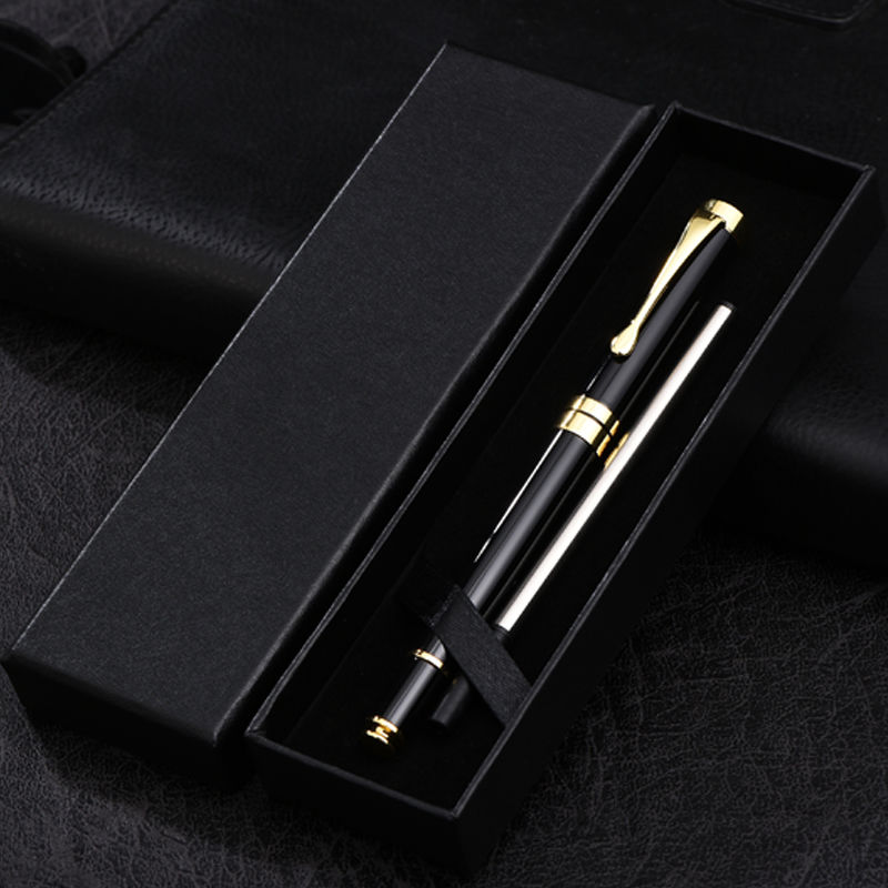 Metal signature pen for office and business use, financial special signature pen, creative set of metal pen details Picture