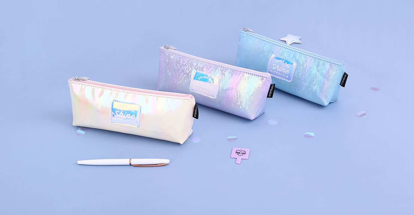 Yiwu good cargo shines star Boat shaped pen bag /28708