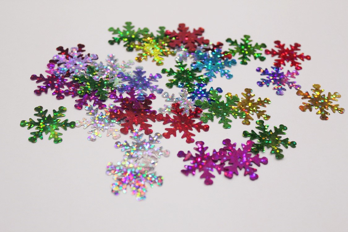 厂家直销 雪花亮片 圣诞节亮片 定制款 sequin