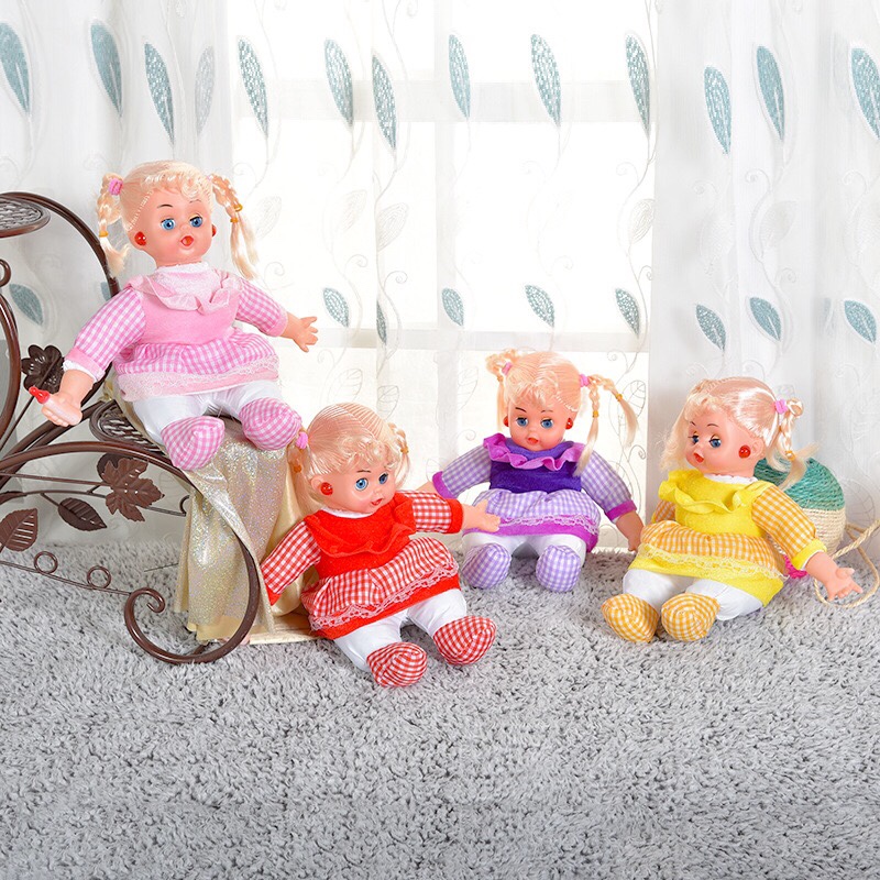 唱歌带灯baby娃娃公仔过家家娃娃批发